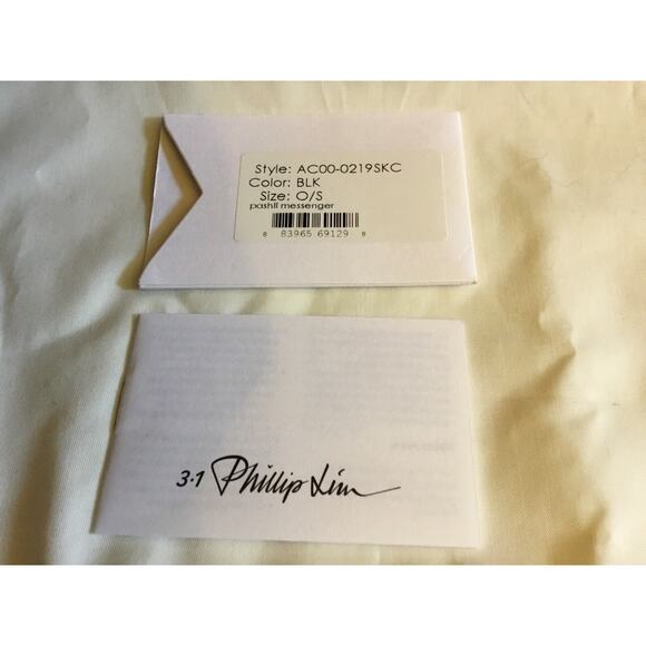 3.1 Phillip Lim Black Leather Pashli Messenger Bag - Picture 3 of 8